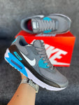 TÊNIS AIR MAX 90 CINZA E AZUL